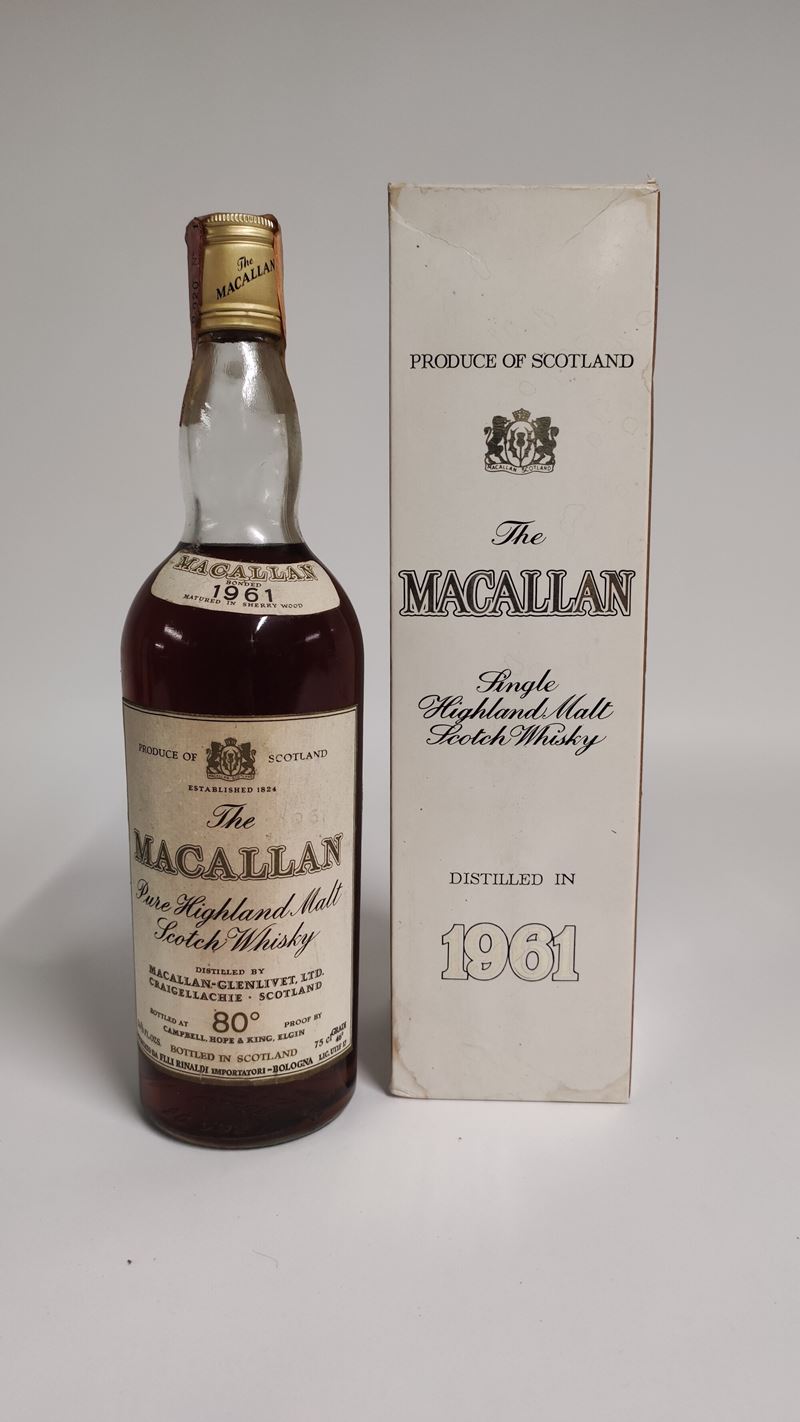 The Macallan 1961, Highland Malt Whisky  - Auction Spring Wines and Spirits - Cambi Casa d'Aste