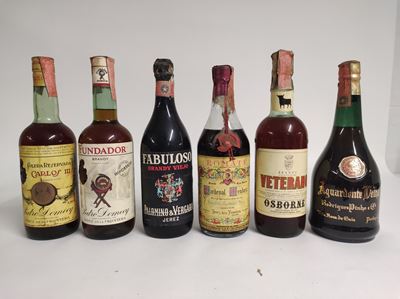 Arquandente, Veterano, Cardinal Mendoza, Fabuloso, Fundador, Carlos III, Brandy