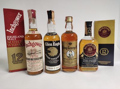 Inchgower, Glen Eagle, King George IV, Buchanan's, Malt & Scotch Whisky