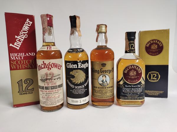 Inchgower, Glen Eagle, King George IV, Buchanan's, Malt & Scotch Whisky