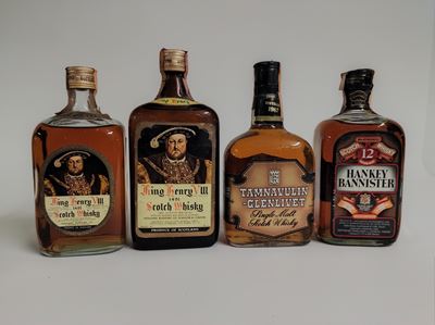 King Henry VIII, Tamnavulin-glenlivet, Hankey Bannister, Single Malt & Scotch Whisky