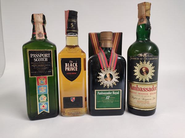 Passport, Black Prince, Ambassador, Scotch Whisky