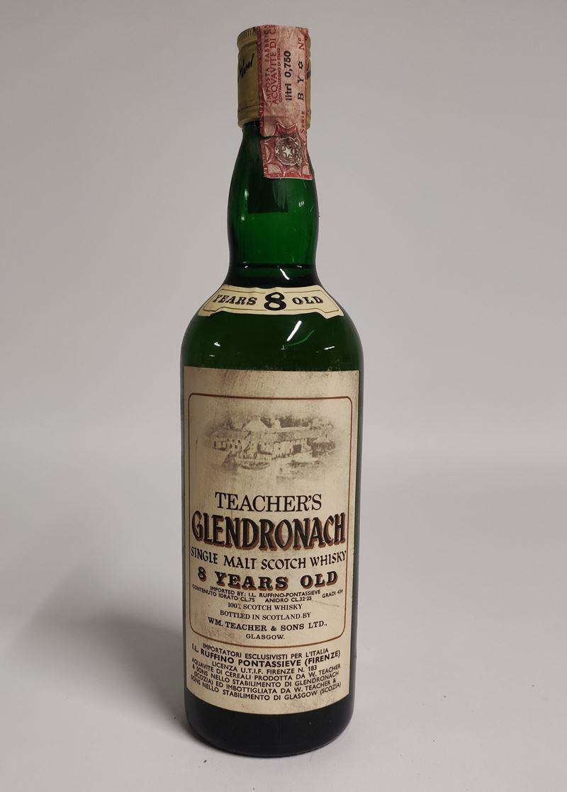 Glendronach 8 Years Old, Single Malt Scotch Whisky  - Auction Spring Wines and Spirits - Cambi Casa d'Aste
