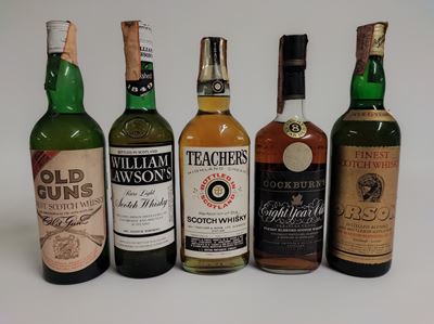 Old Guns, William Lawson's, Teacher's, Cockburn's, Orson, Scotch Whisky