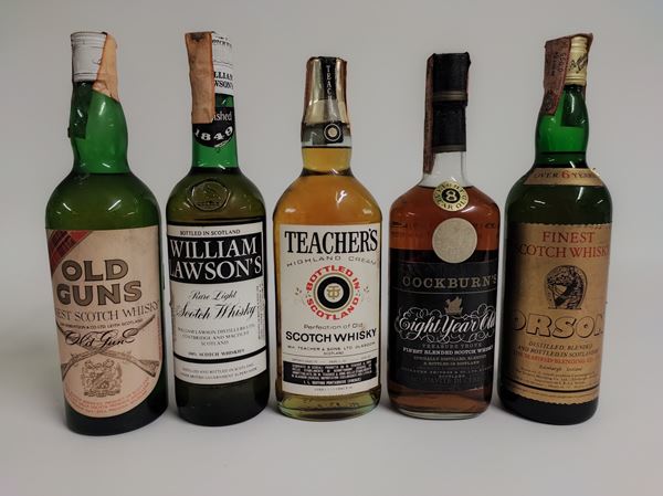 Old Guns, William Lawson's, Teacher's, Cockburn's, Orson, Scotch Whisky