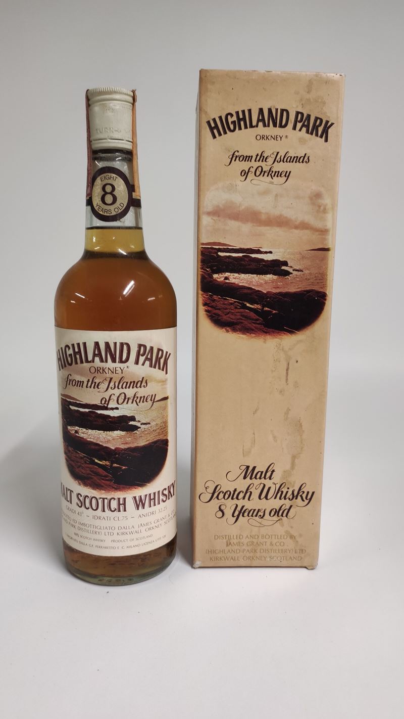 Highland Park 8 Yeas Old, Malt Scotch Whisky  - Auction Spring Wines and Spirits - Cambi Casa d'Aste