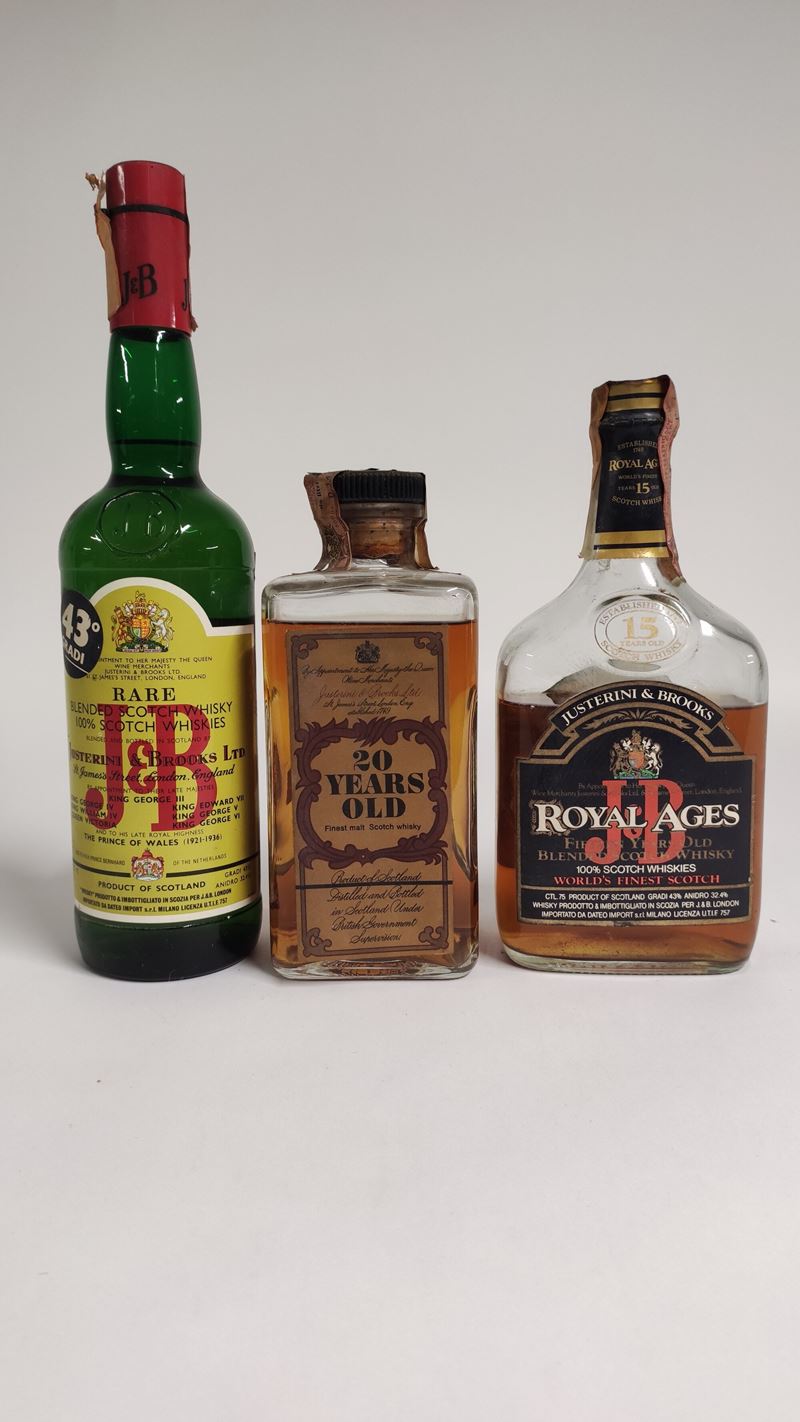 Royal Ages, J&B, Justerini & Brooks, Scotch Whisky  - Auction Spring Wines and Spirits - Cambi Casa d'Aste