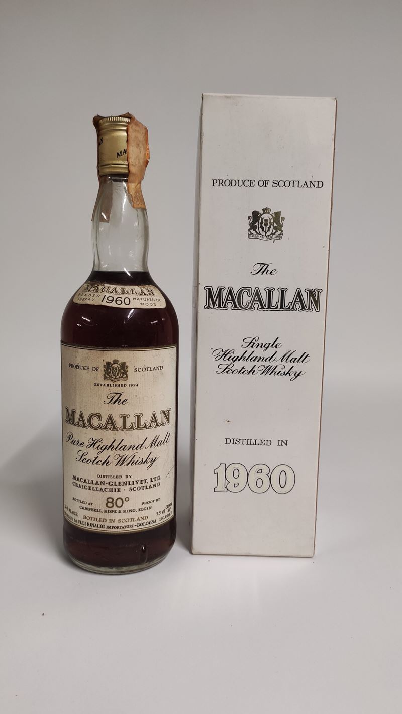 The Macallan 1960, Pure Highland Malt Scotch Whisk  - Auction Spring Wines and Spirits - Cambi Casa d'Aste