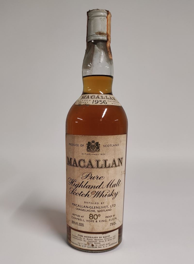 The Macallan 1956, Pure Highland Malt Scotch Whisk  - Asta Spring Wines and Spirits - Cambi Casa d'Aste