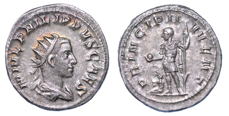 FILIPPO II (Cesare), 244-247. Antoniniano. Roma.  - Auction Numismatics - I - Cambi Casa d'Aste