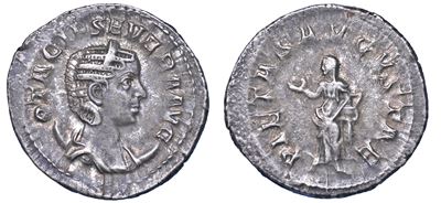 Otacilia Severa (moglie di Filippo I), 244-249. Antoniniano. Roma.