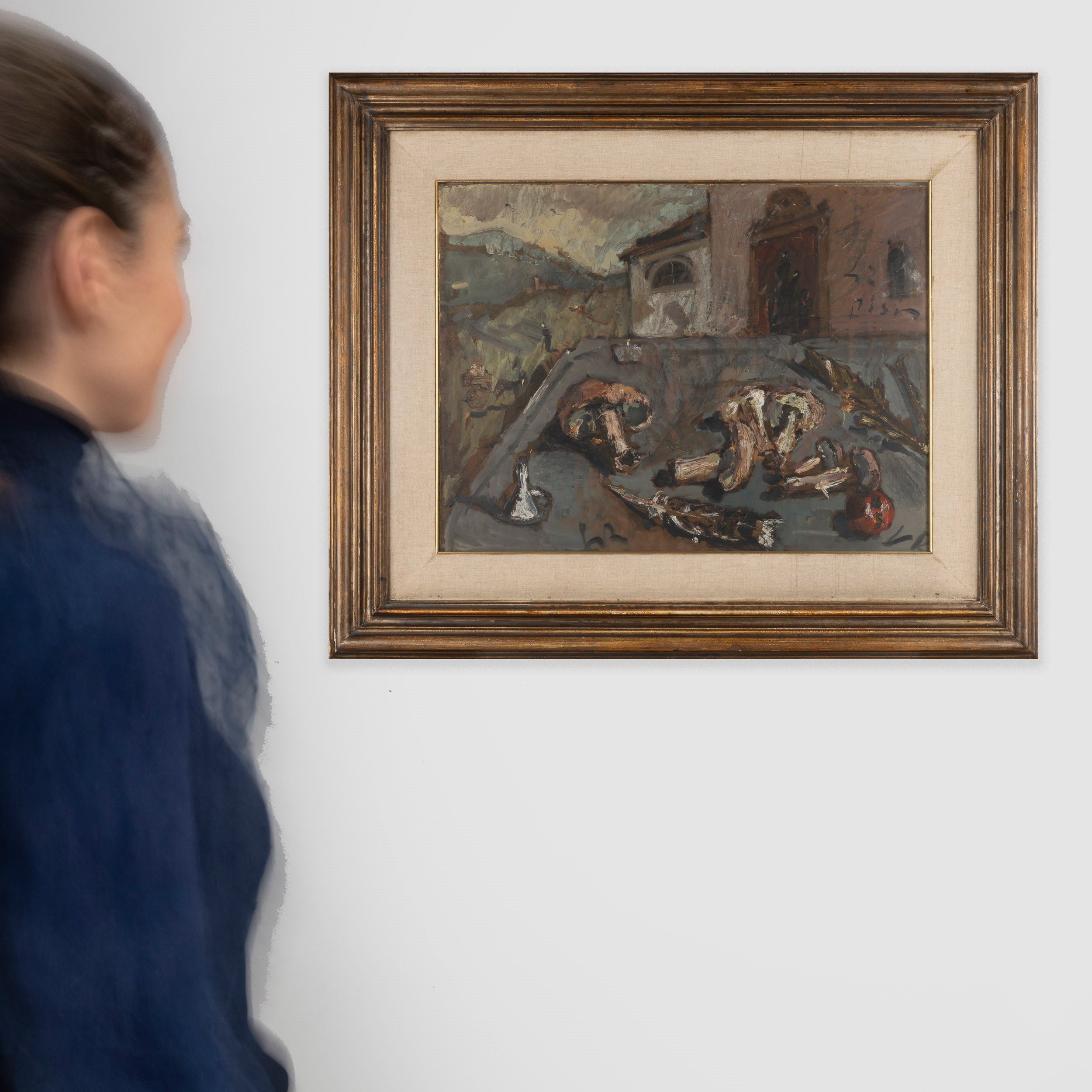 Filippo De Pisis - Natura Morta con Funghi