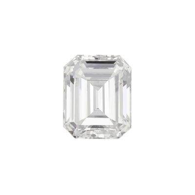Diamante Taglio Rettangolare Ad Angoli Tronchi, a Gradini, di Ct 5.81, Colore I, Caratteristiche ...