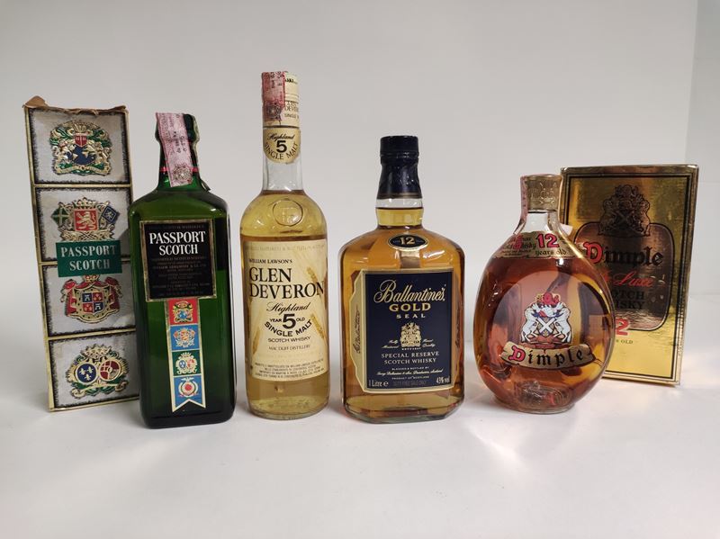 Passport, Glen Deveron, Ballantine's, Dimple, Single Malt & Scotch Whisky  - Auction Spring Wines and Spirits - Cambi Casa d'Aste