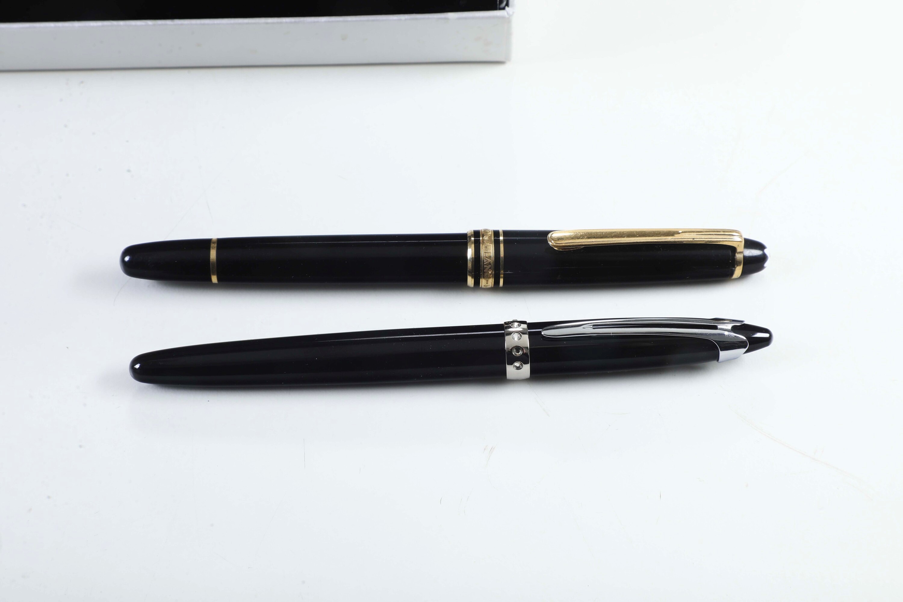 Penna a sfera Mont Blanc e penna Waterman con confezione originale
