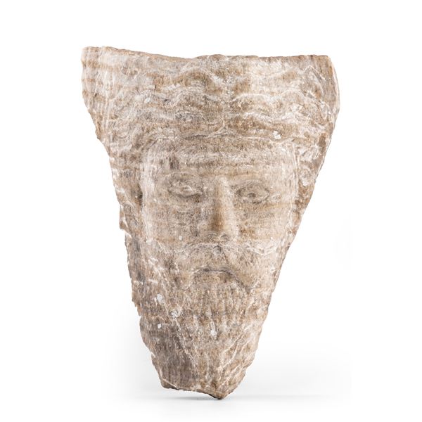 Antica testa virile. Probabile XVI secolo