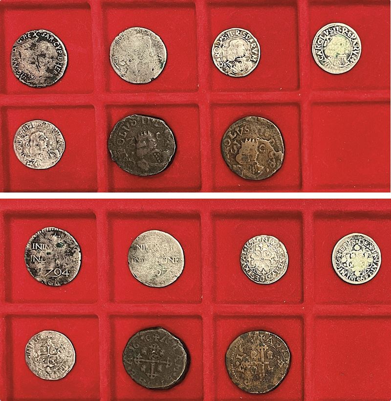 CAGLIARI. Lotto di sette monete.  - Asta Numismatica - I - Cambi Casa d'Aste