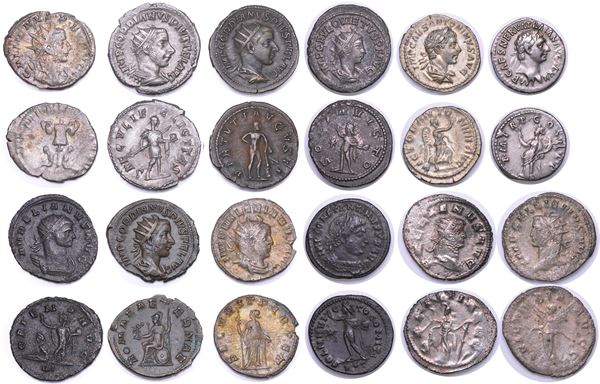 SHIPPING ONLY IN ITALY. IMPERO ROMANO. Lotto di dodici monete.