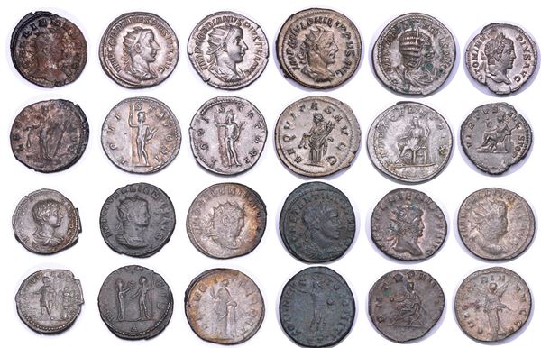 SHIPPING ONLY IN ITALY. IMPERO ROMANO. Lotto di dodici monete.