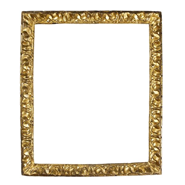 Cornice intagliata e dorata, Emilia XVIII secolo