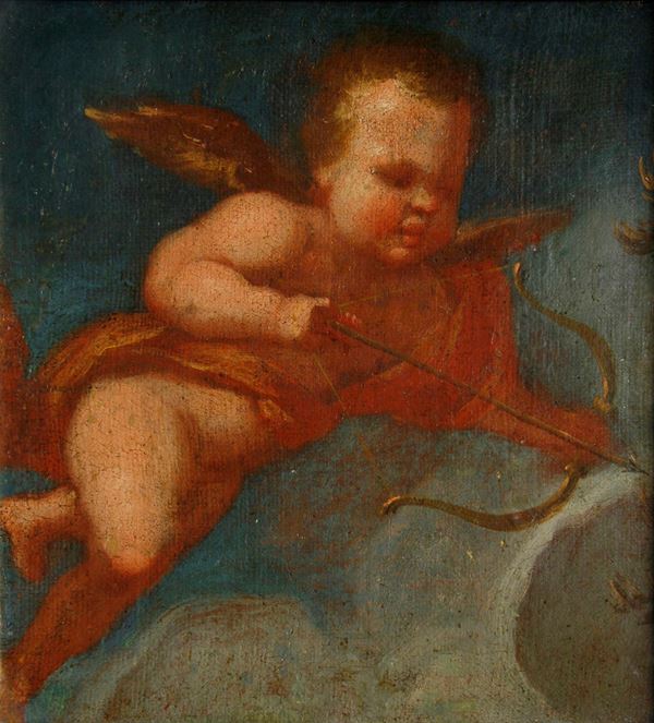 Scuola del XVII secolo Cupido