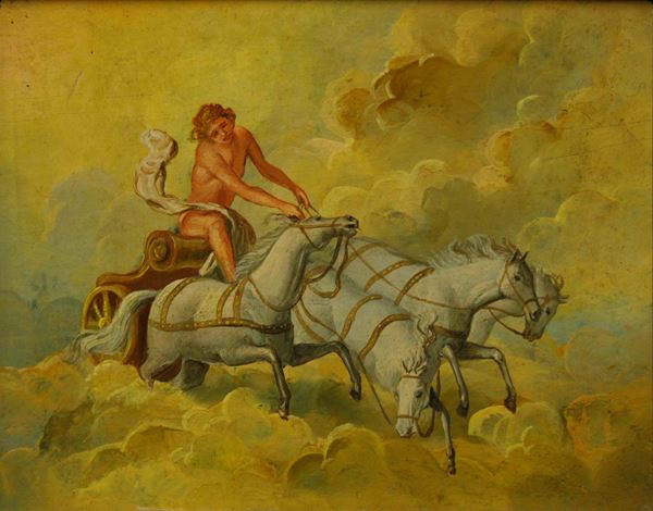Scuola del XVIII/XIX secolo Apollo sul carro del sole