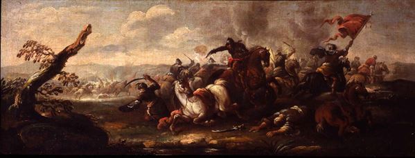 Francesco Graziani detto Ciccio Napoletano - Scontro di cavalleria fra Turchi e Cristiani