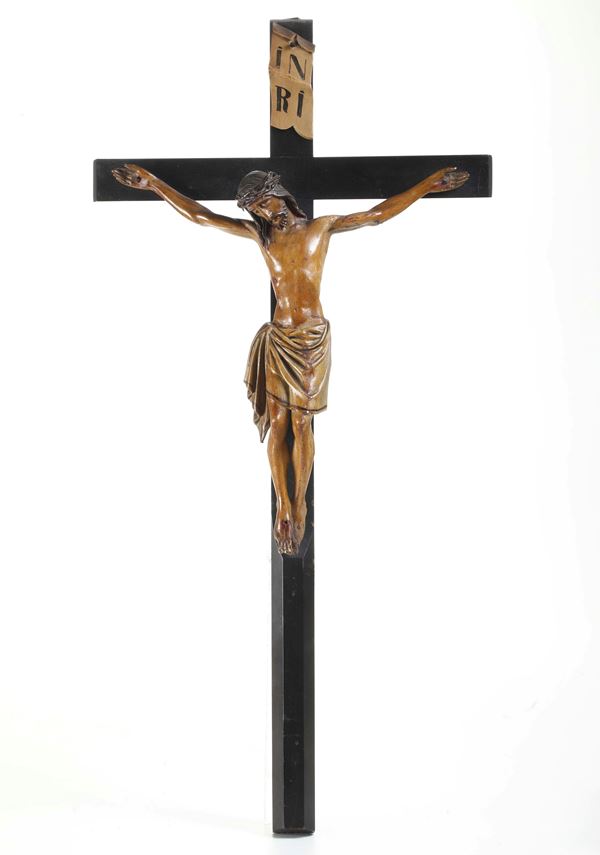 Crocifisso. Scultore d'Oltralpe. XVII-XVIII secolo
