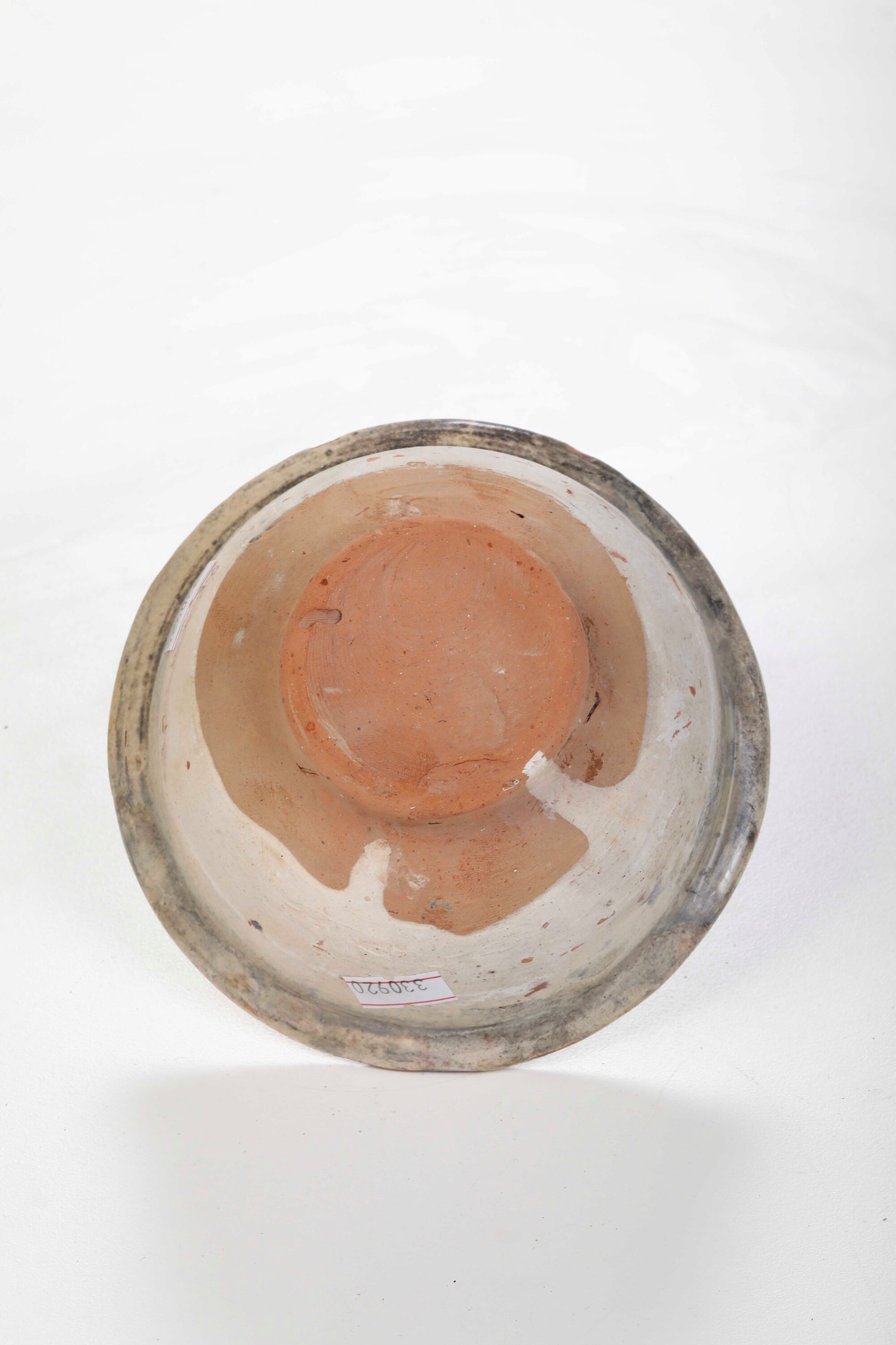 Ciotola con melograno, terracotta ingobbiata, XVI secolo, Area veneta