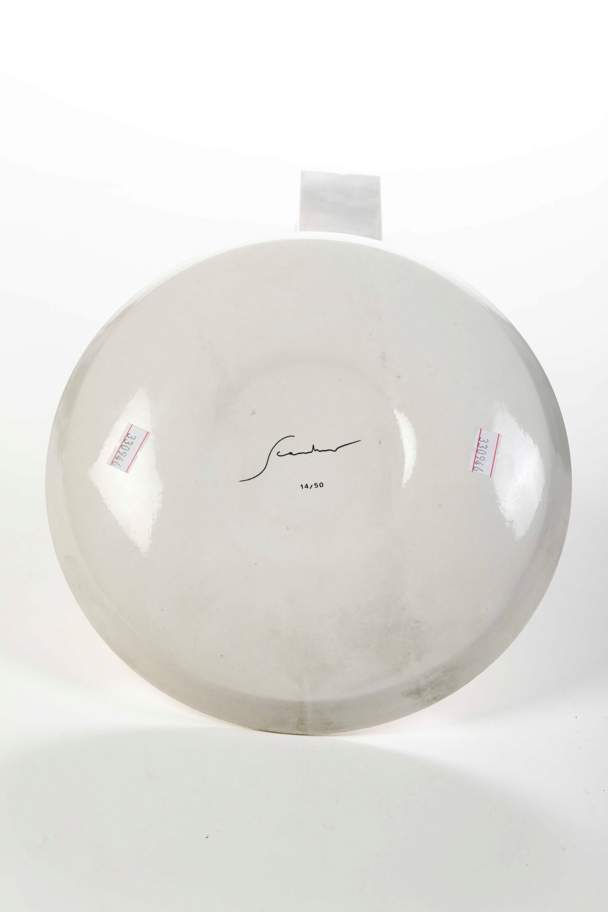 Emilio Scanavino - Piatto in ceramica