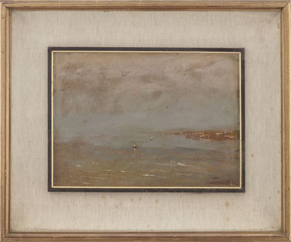 Pittore del XIX-XX secolo Marina
