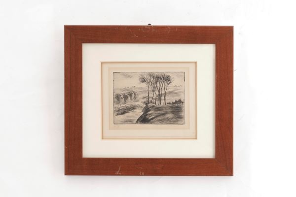 Pissarro Camille (1830-1903) Paysage à Osny, 1887