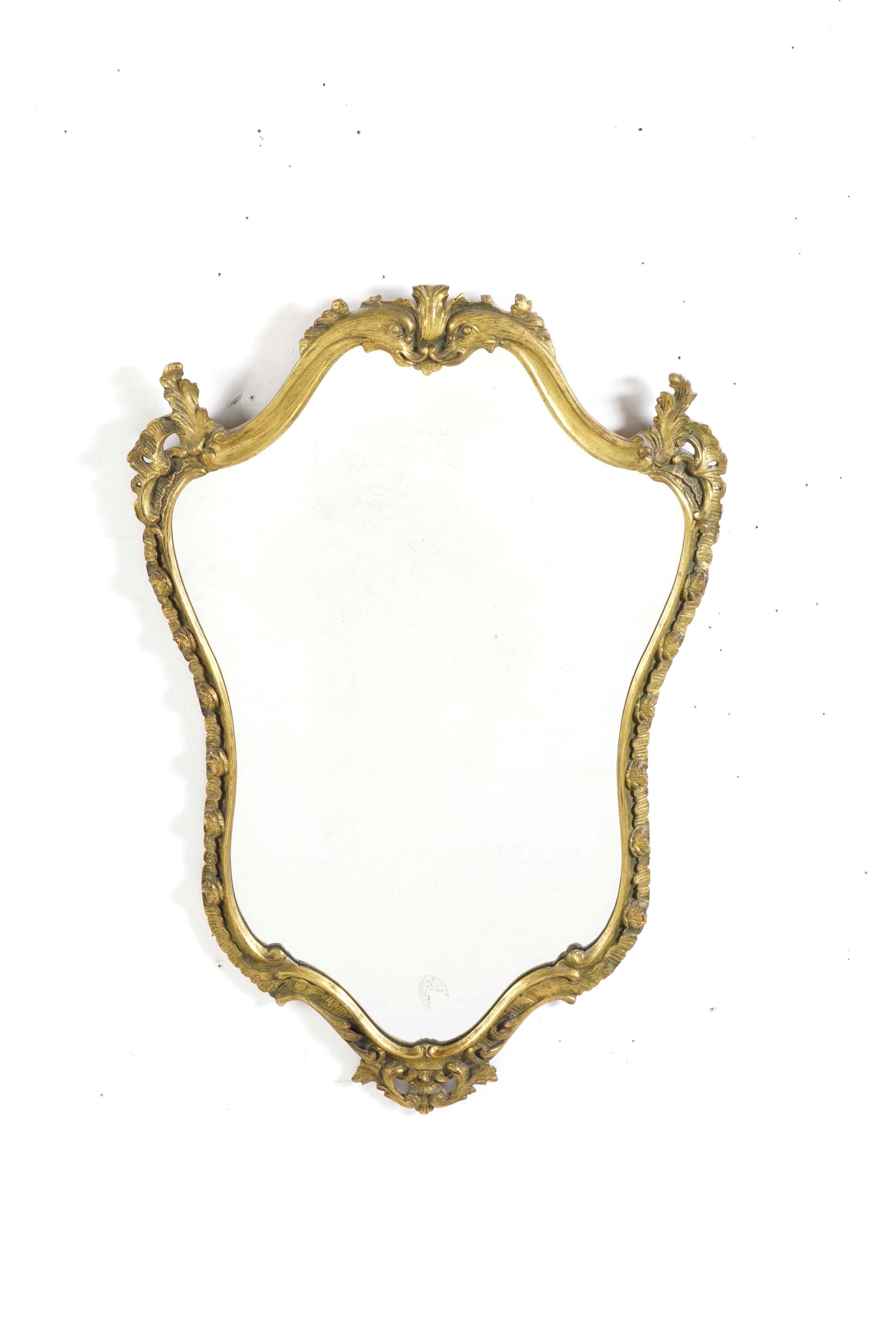 Due Specchiera con Cornici in Legno Dorato. XX Secolo