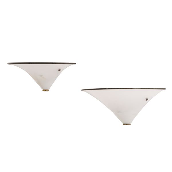 Due appliques in vetro