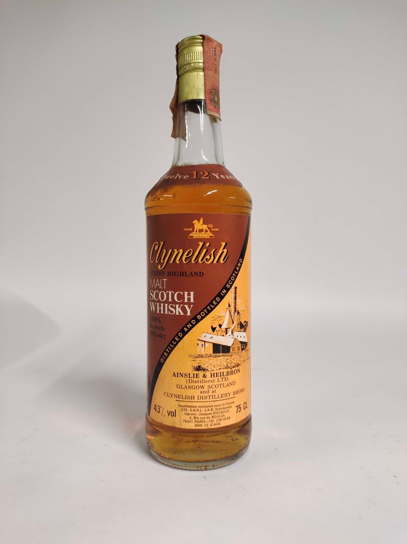 Clynelish 12 Years Old, Malt Scotch Whisky  - Auction Spring Wines and Spirits - Cambi Casa d'Aste