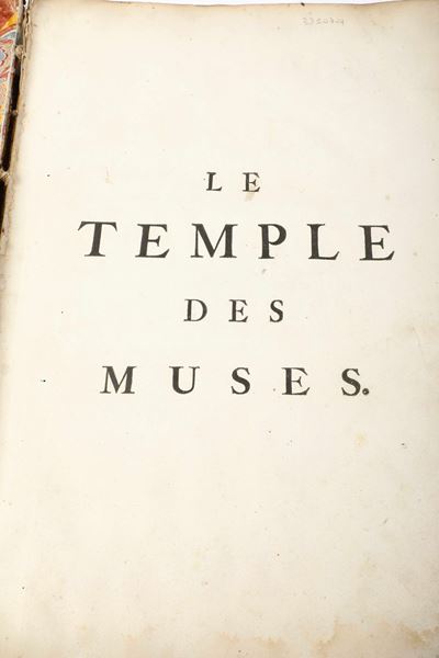 Picart Bernard (1673-1733) le Temple De Muses..(presumibilmente Amsterdam, Chez Zacharie Chatelai...
