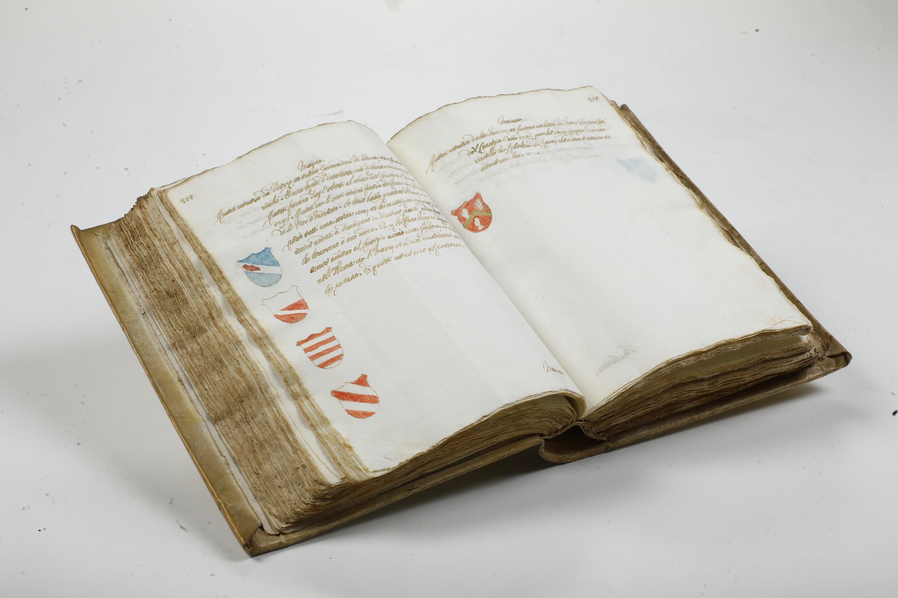 Manoscritto Anonimo del Secolo XVII Famiglie Nobili di Venezia / Ragioni della Repubblica di Vene...