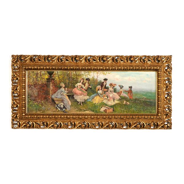 Cesare Bentivoglio - Scena di corte