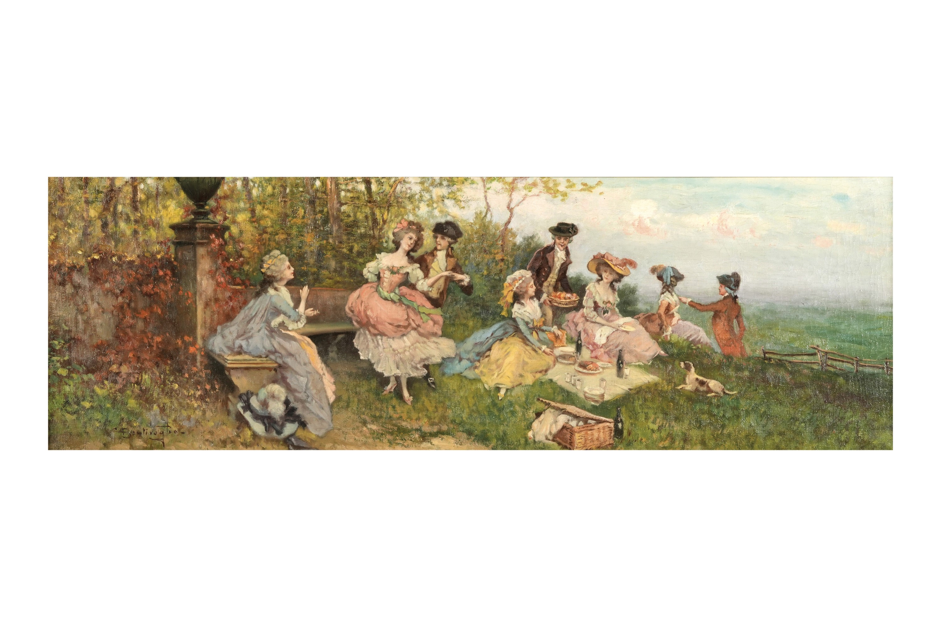 Cesare Bentivoglio - Scena di Corte