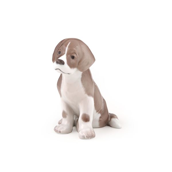 Figurina di cane. Danimarca, Manifattura Royal Copenaghen, 1935 -1937.