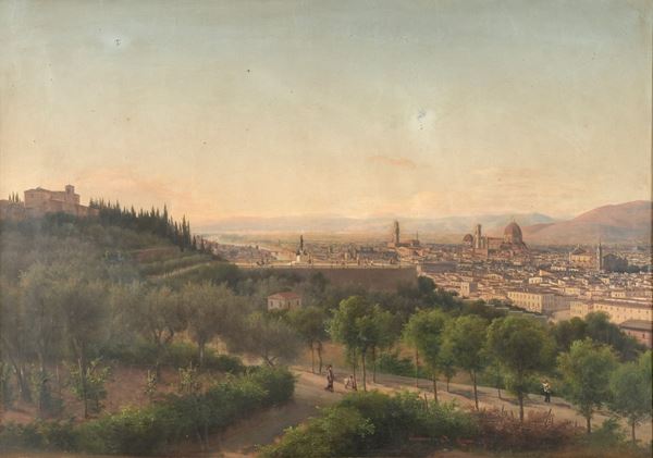 Lusignano De Cuppis (XIX-XX secolo) Veduta di Firenze