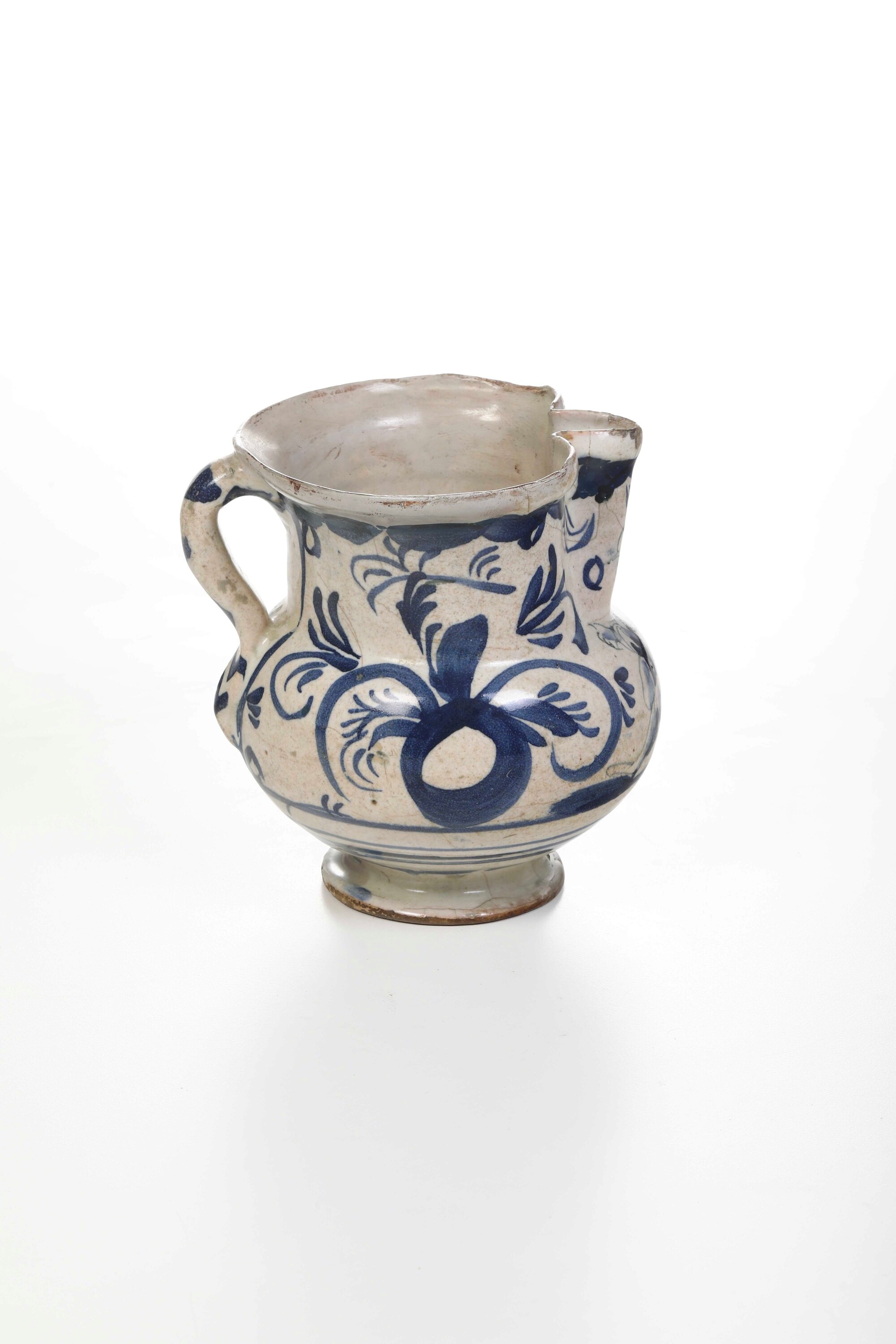 Brocca in maiolica, Liguria, XVIII secolo