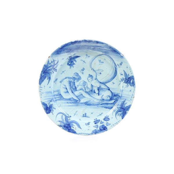 Piatto reale Albisola, Gerolamo Merega (?), 1670-1680 circa 