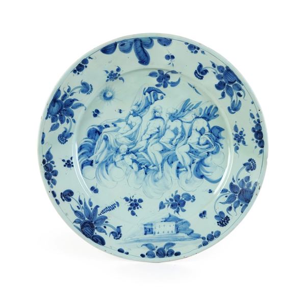 Piatto reale. Albisola, Fabbrica Grosso, 1770-1780 circa. 