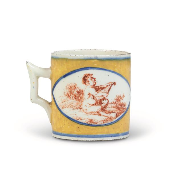 Rara tazza Savona, Manifattura Boselli, 1790 circa 