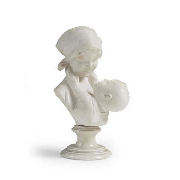 Scultore del XIX-XX secolo, da Antonio Merente Maternità