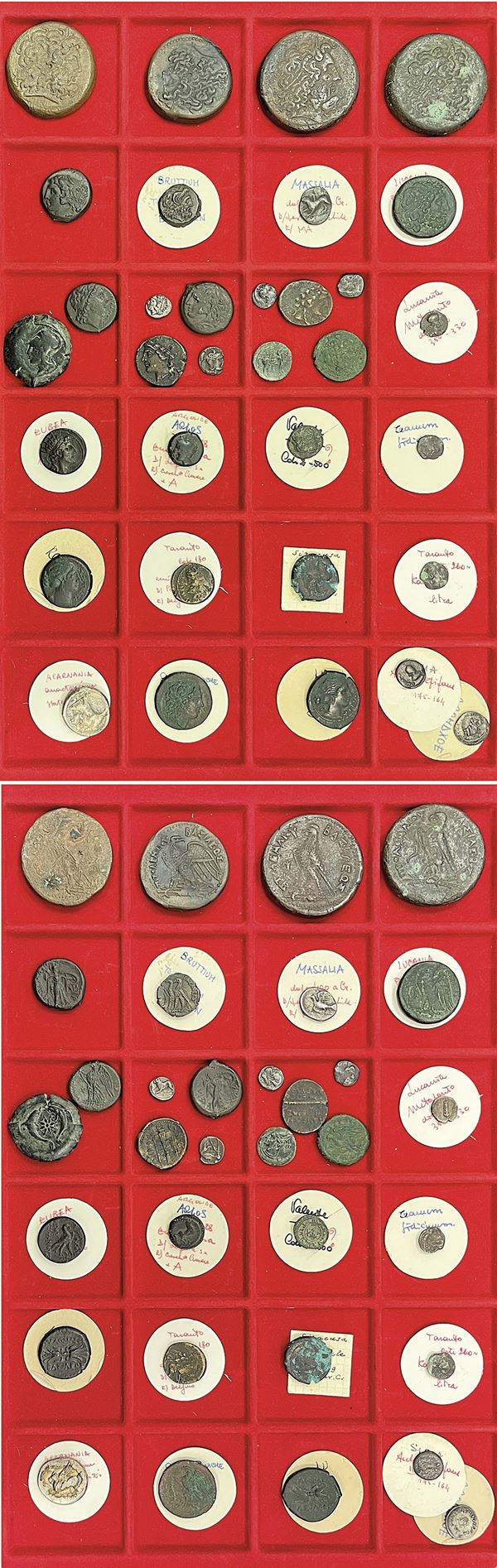 AREA GRECA. Lotto di 33 monete.