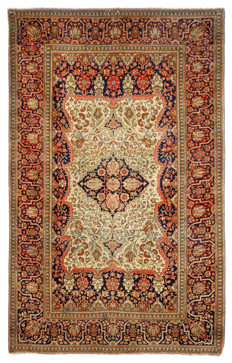 Tappeto Keshan Motasham, fine XIX secolo  - Auction Italian Residences - Cambi Casa d'Aste