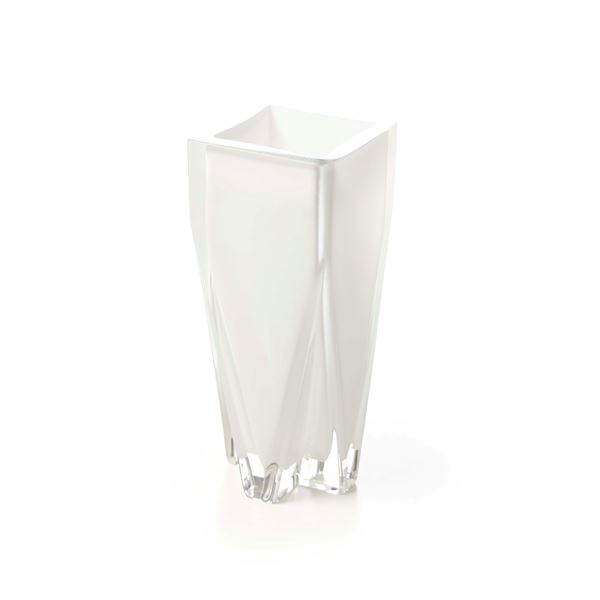 Vaso in vetro incamiciato firmato Orrefors