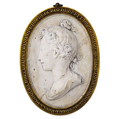Profilo Femminile. Scultore del XVIII-XIX Secolo